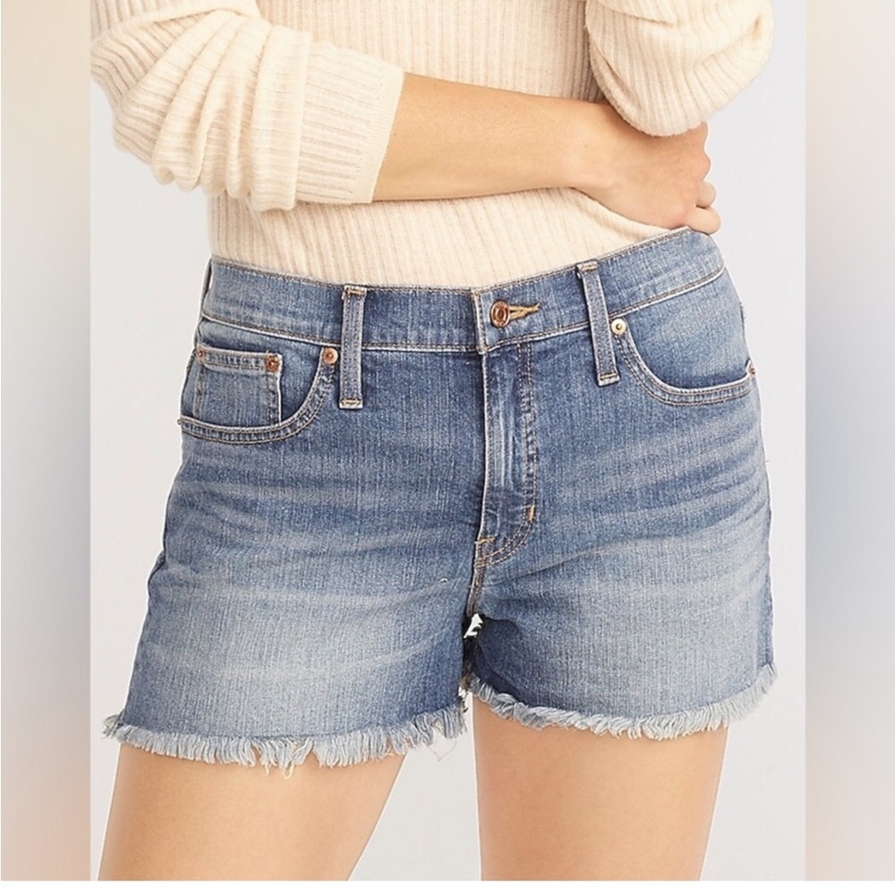 J. Crew Mid Rise Denim Shorts - Picture 3 of 10